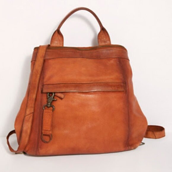 Free People Joey Distressed Convertible Backpack - Picture 1 of 4